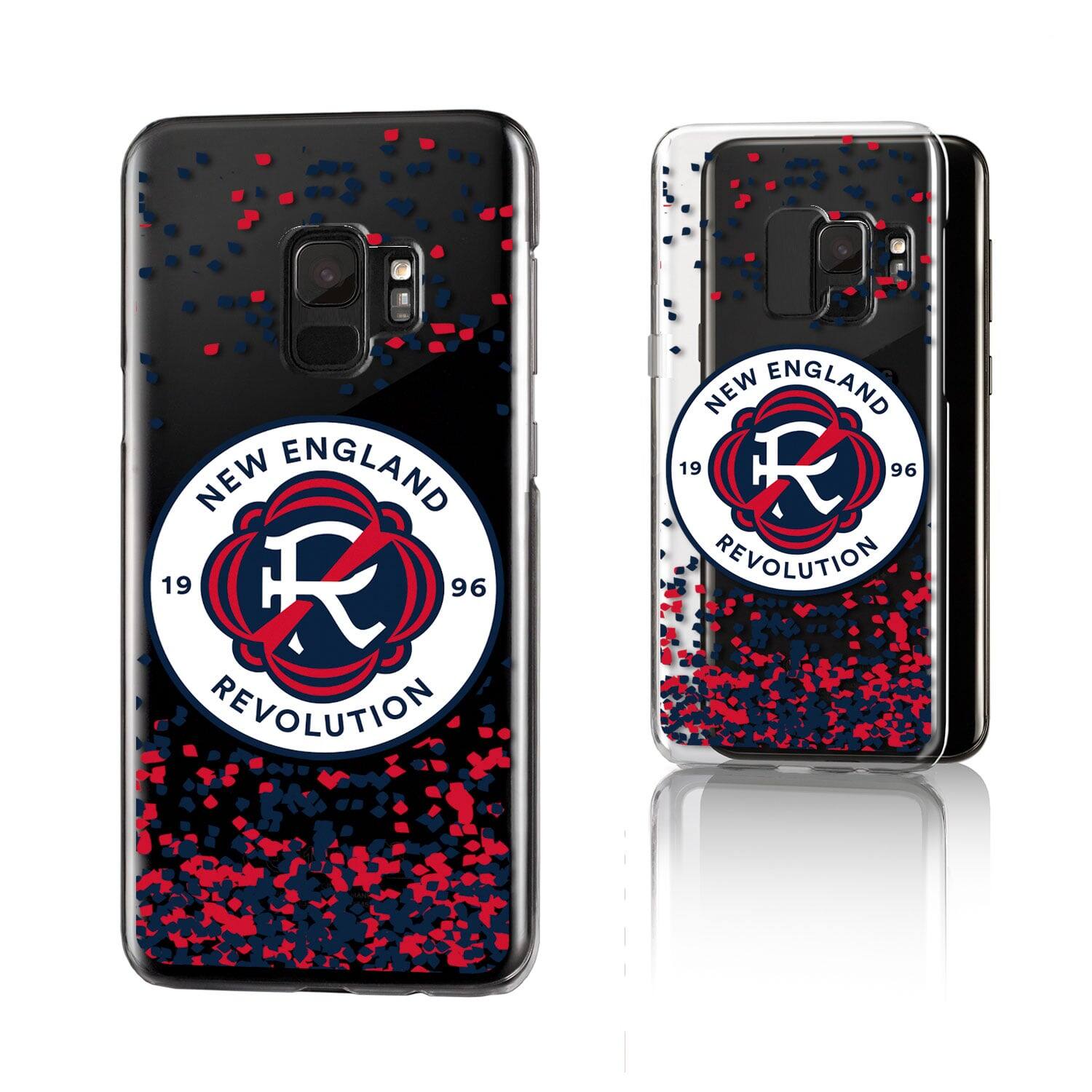 Keyscaper MLS New England Revolution Galaxy Confetti Clear Case S22 ...