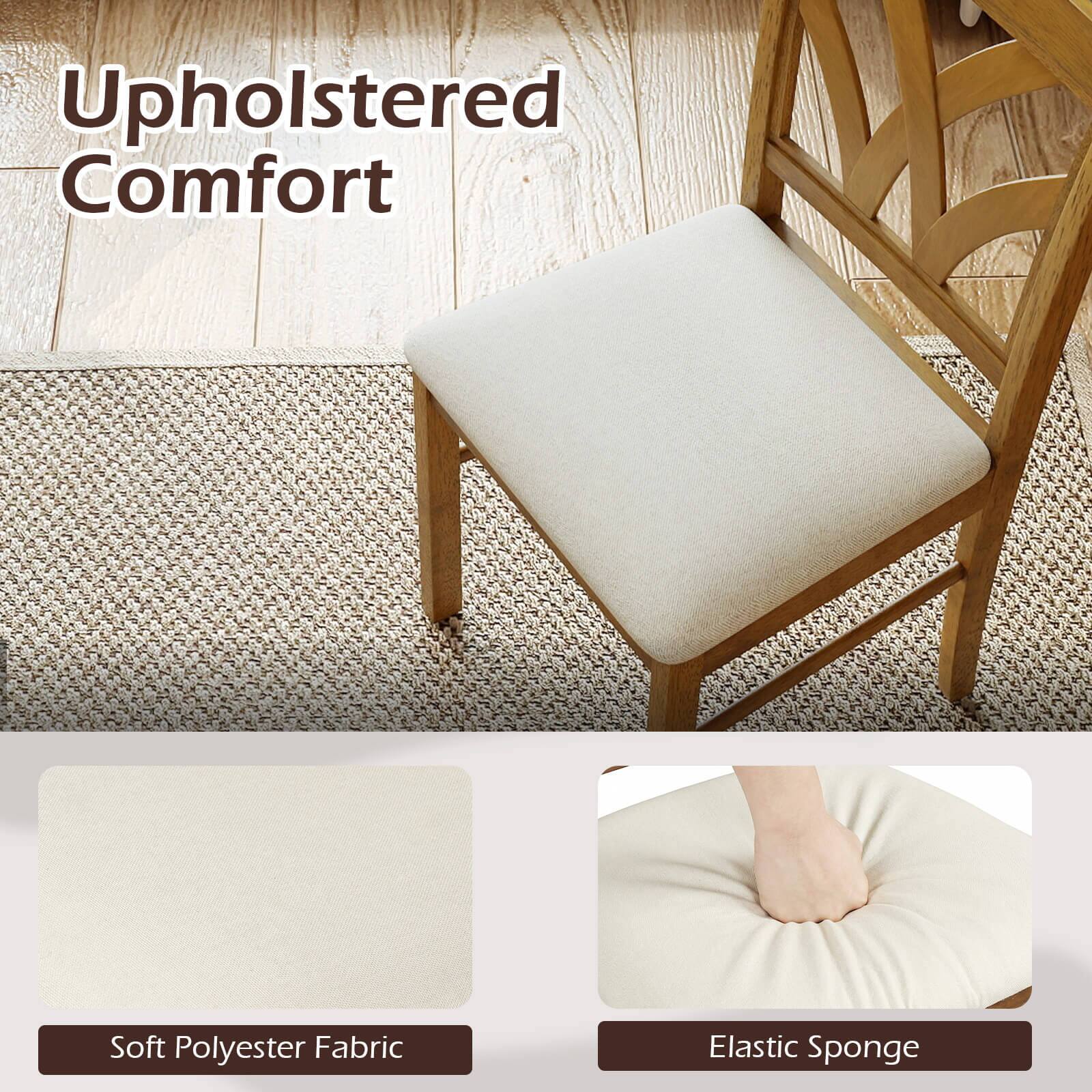 Upholstered Comfort

Soft Polyester Fabric

Elastic Sponge