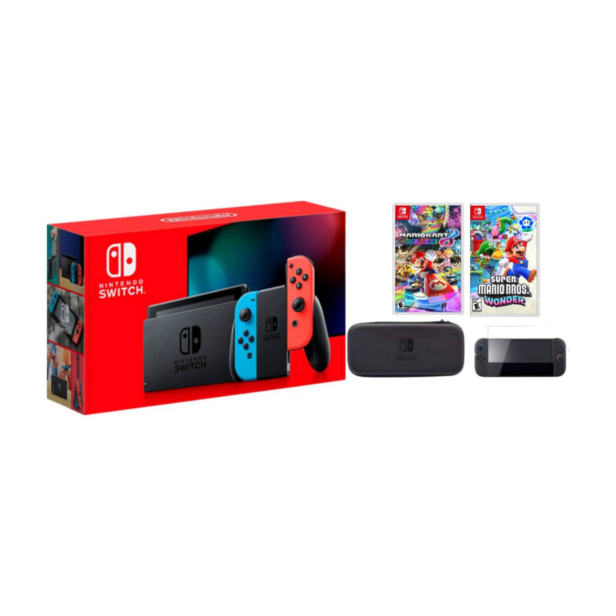 Nintendo Switch - Mario Kart 8 Deluxe & Super Mario Bros. Wonder