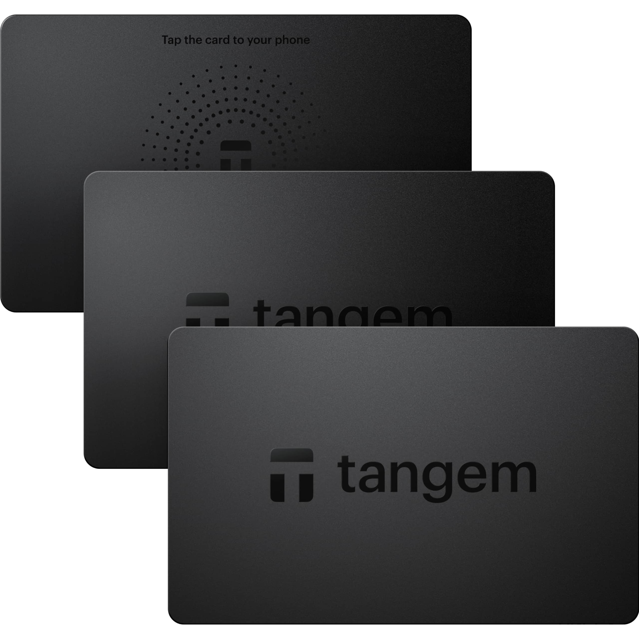 Tangem - Wallet 2.0 Pack of 3 - Secure Crypto Wallet - Trusted Cold Storage for Bitcoin, Ethereum, NFT's & More Coins - 10