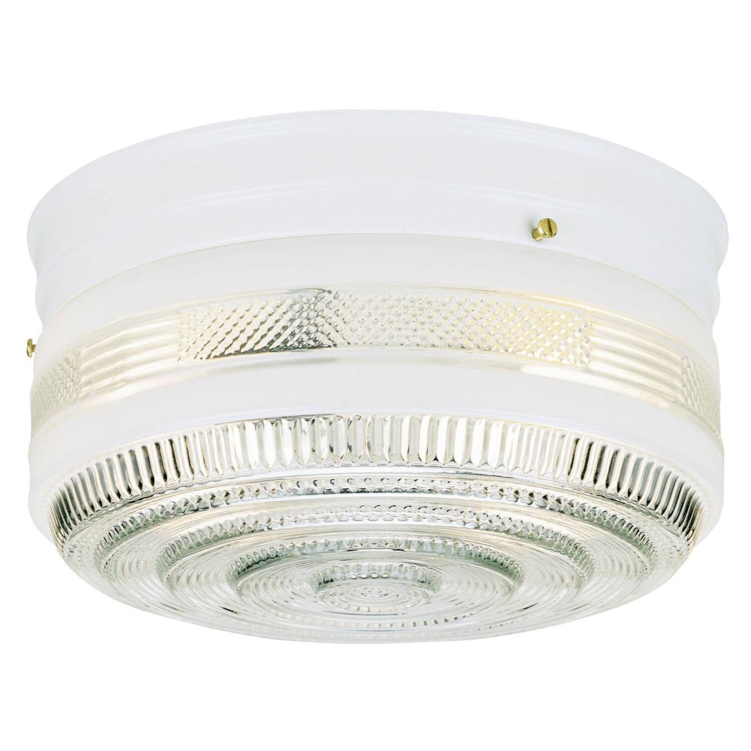 Front. Westinghouse - Westinghouse 5-1/4 in. H X 10-3/4 in. W X 10.75 in. L Ceiling Light.