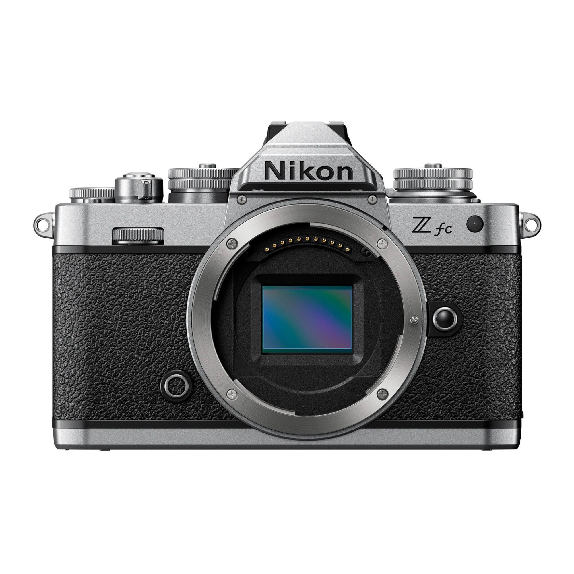 Left. Nikon - Nikon Zfc Mirrorless Camera with FTZ II Mount Adapter - Black.