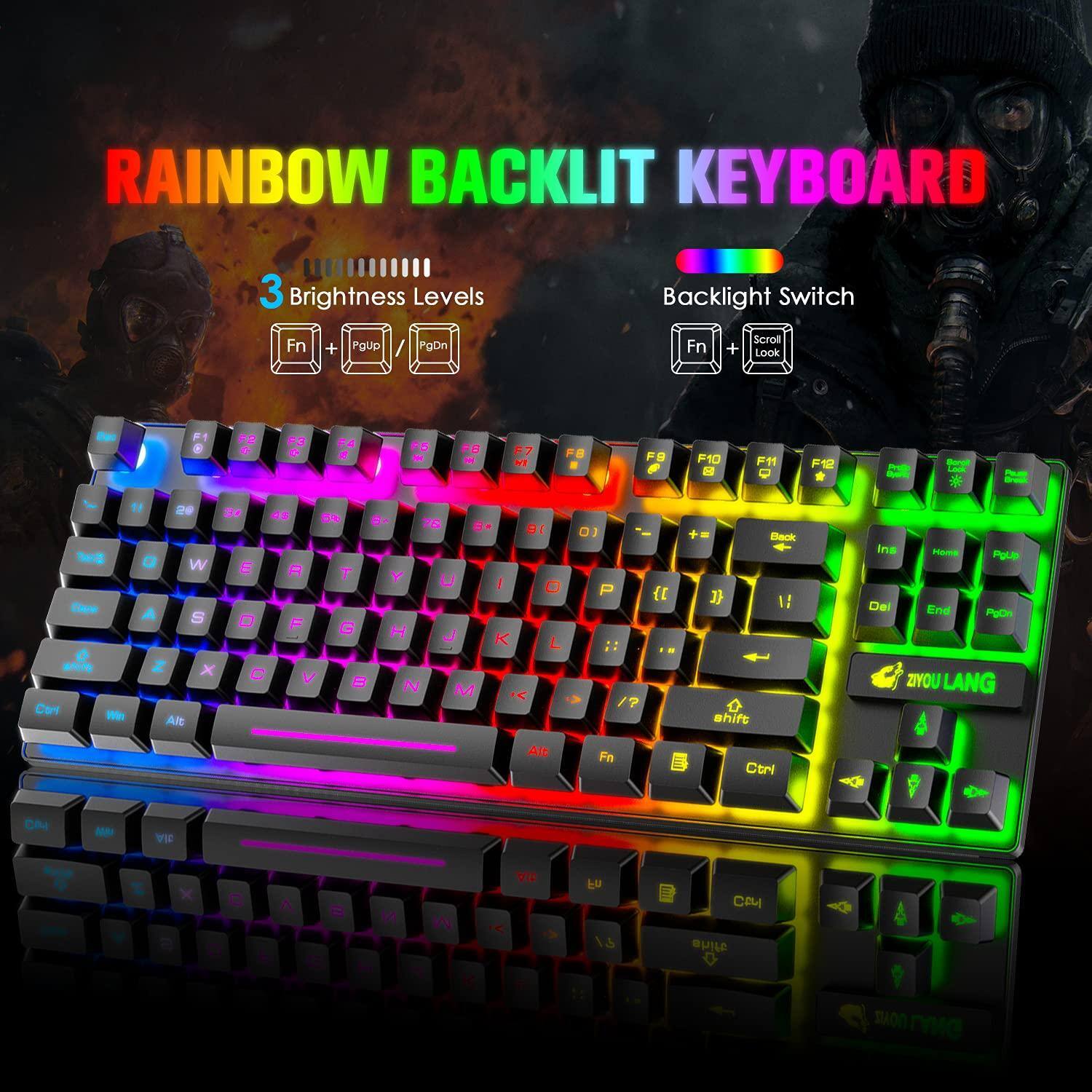 RAINBOW BACKLIT KEYBOARD

3 Brightness Levels
Fn + PgUp
Fn + PgDn

Backlight Switch
Fn + Scroll Look

ZIYOU LANG