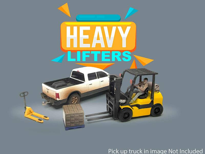 HEAVY LIFTERS

Pick up truck in image Not Included
