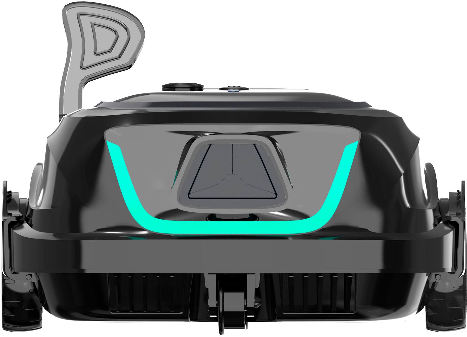 Angle. Wybot - A1 Cordless Robotic Pool Cleaner for In-Ground Pools up to 1076sq.ft, Pool Vacuum with Infrared Sensors - Black.