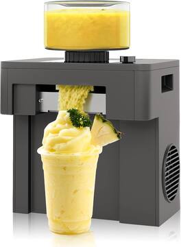 ICEMAGE - QuickFreezer Pro - Frozen Drink & Slushie Machine - Black