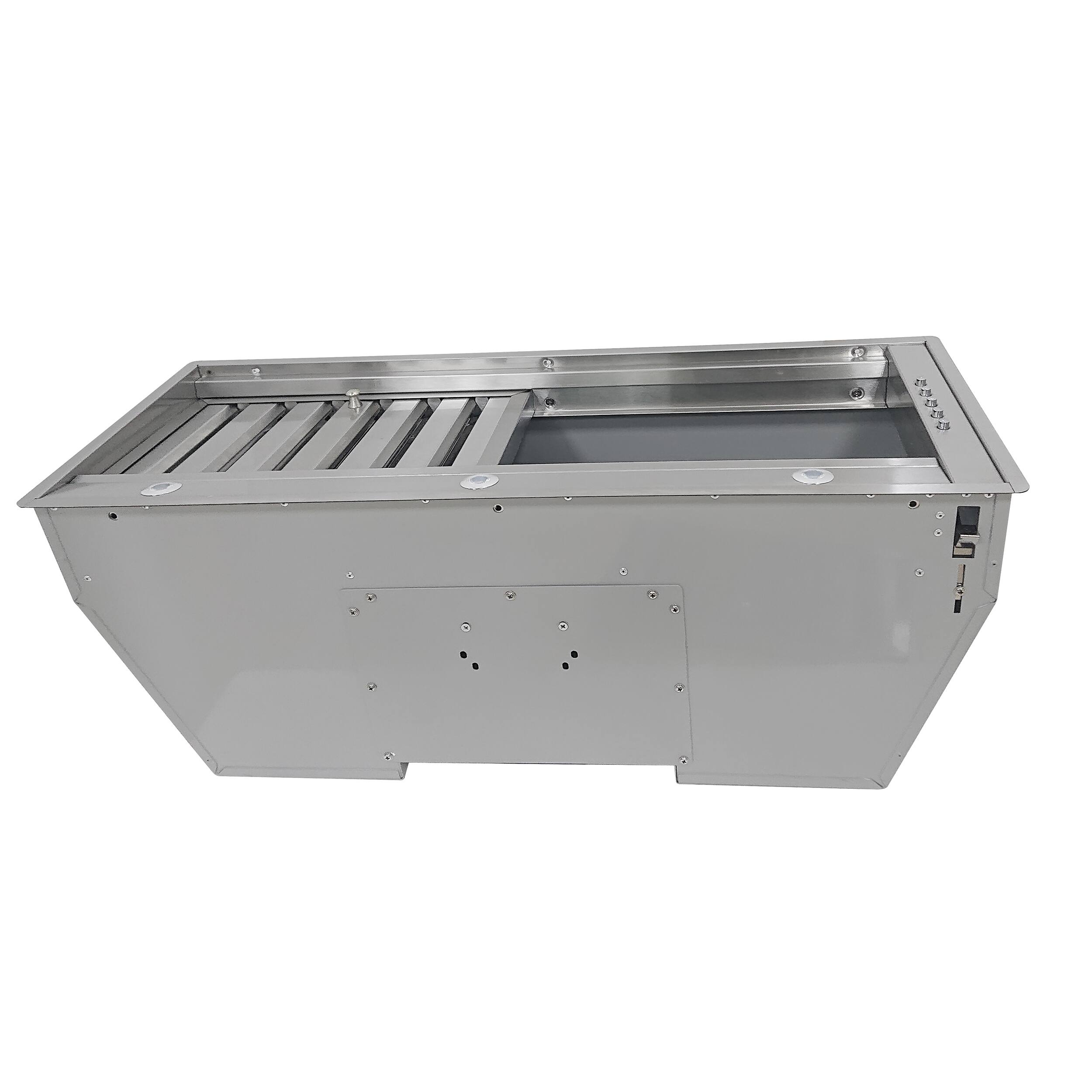 Left. Forno Appliances - Frassanito 36" Recessed Range Hood - Stainless steel.