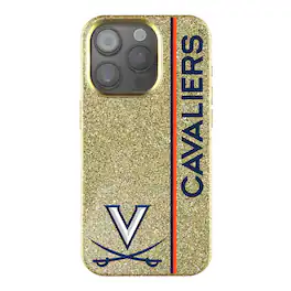Keyscaper - NCAA - Virginia Cavaliers iPhone Bling Case - 15 - Gold