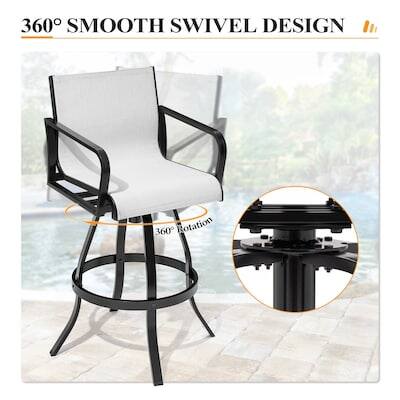 360° Smooth Swivel Design  
360° Rotation