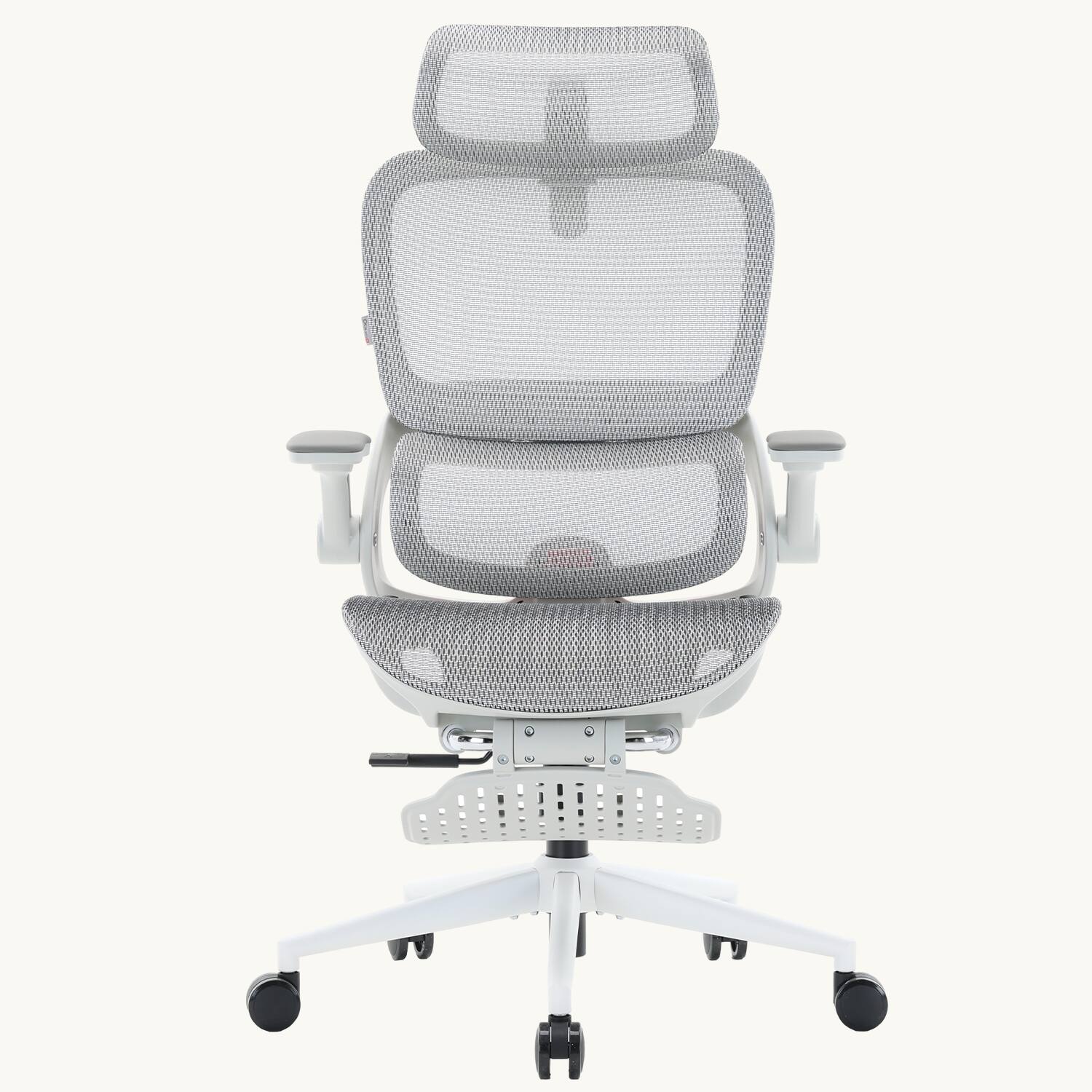 Alt View 9. SIHOO - B100 Pro Executive Chair, Office Chair With Adaptive Elastic Lumbar Support, 3D Ultra-Wide Headrest, 4D Arms - White.