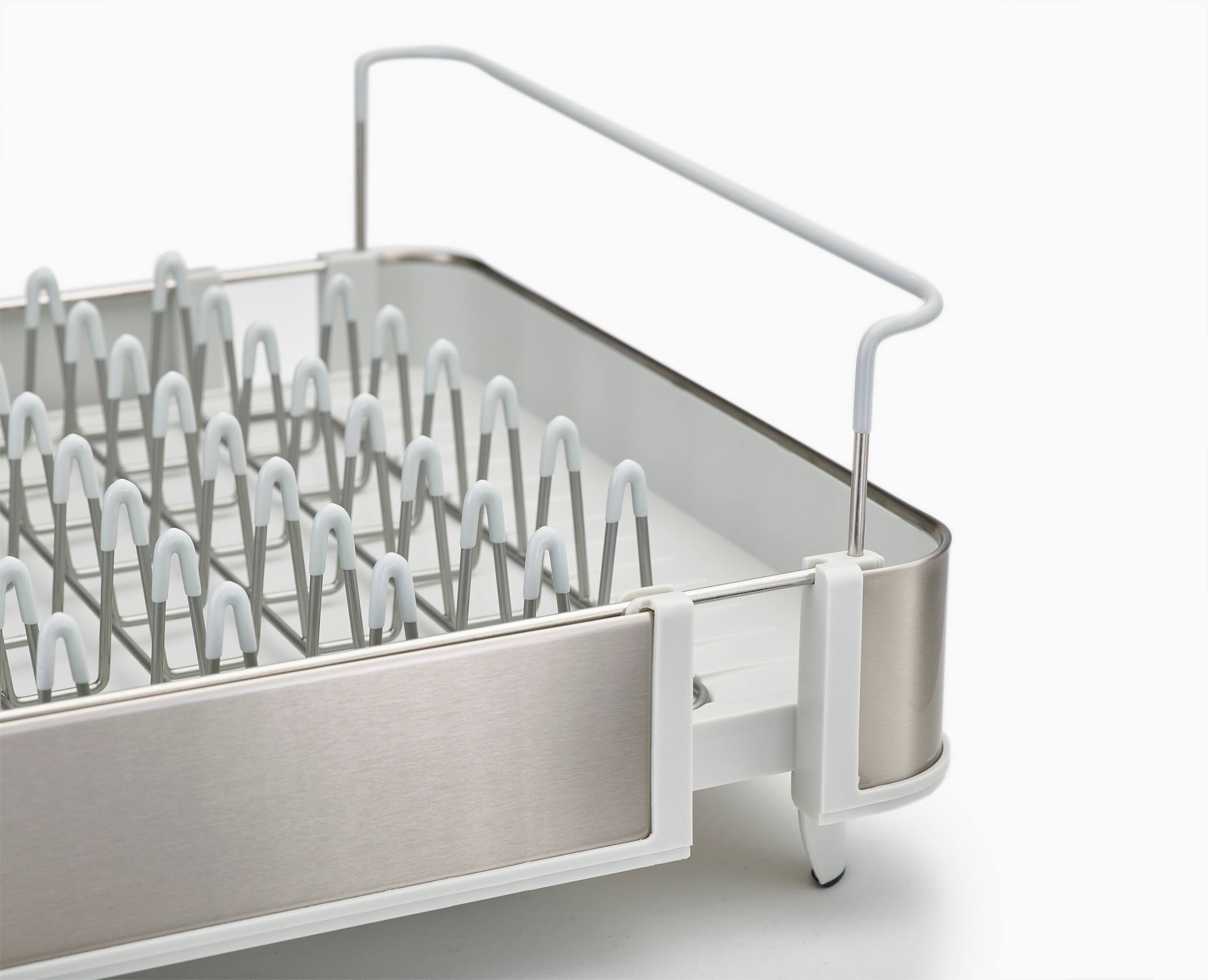 Alt View 4. Joseph Joseph - Extend Steel Expandable Dish Rack - Stone.