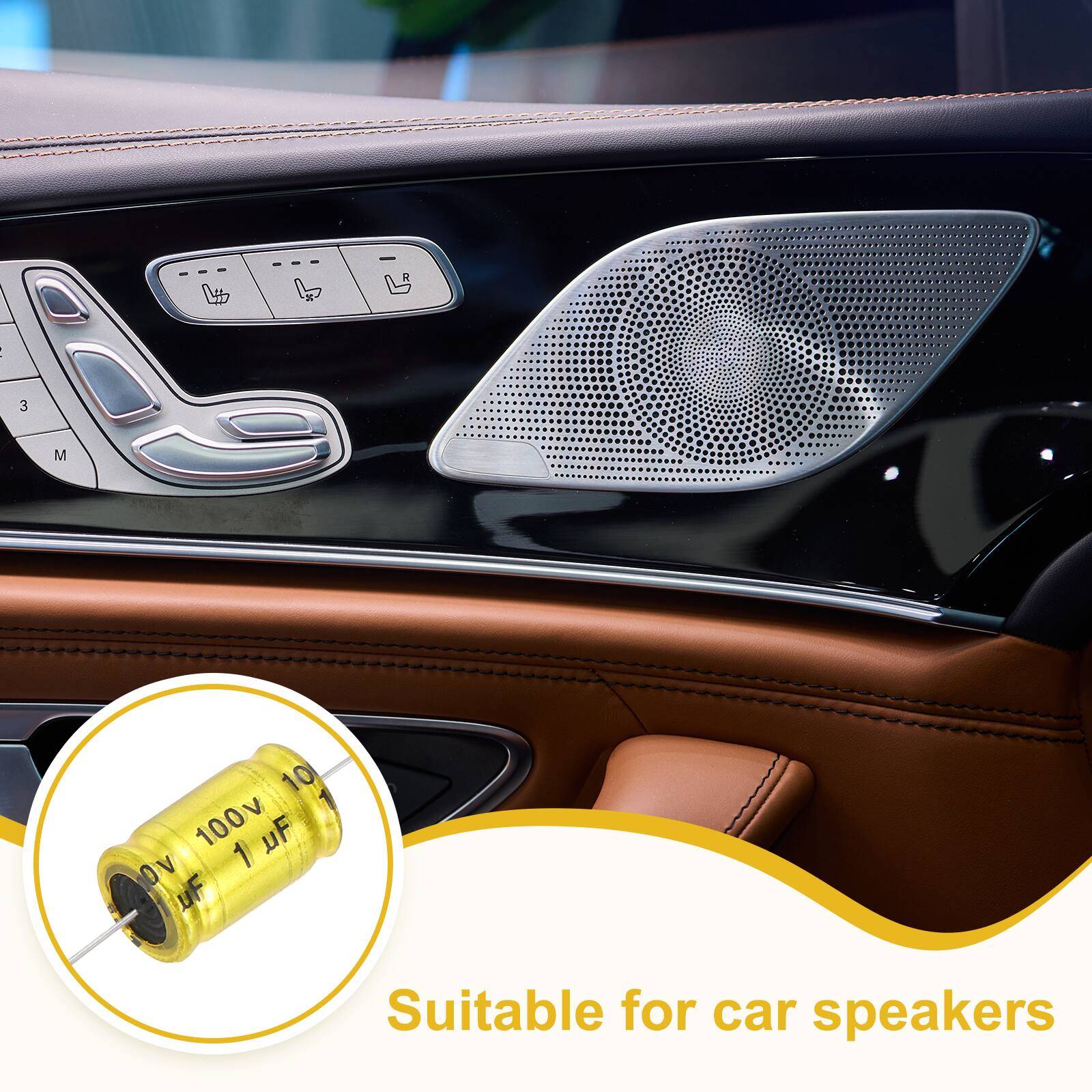3 M 10 V 100v uF DV 1 0 F Suitable for car speakers