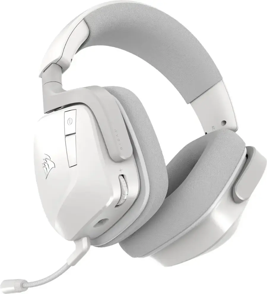 Alt View 5. CORSAIR - VOID v2 Wireless Gaming Headset for PC, PS5, PS4, Nintendo Switch, and Mobile - White.