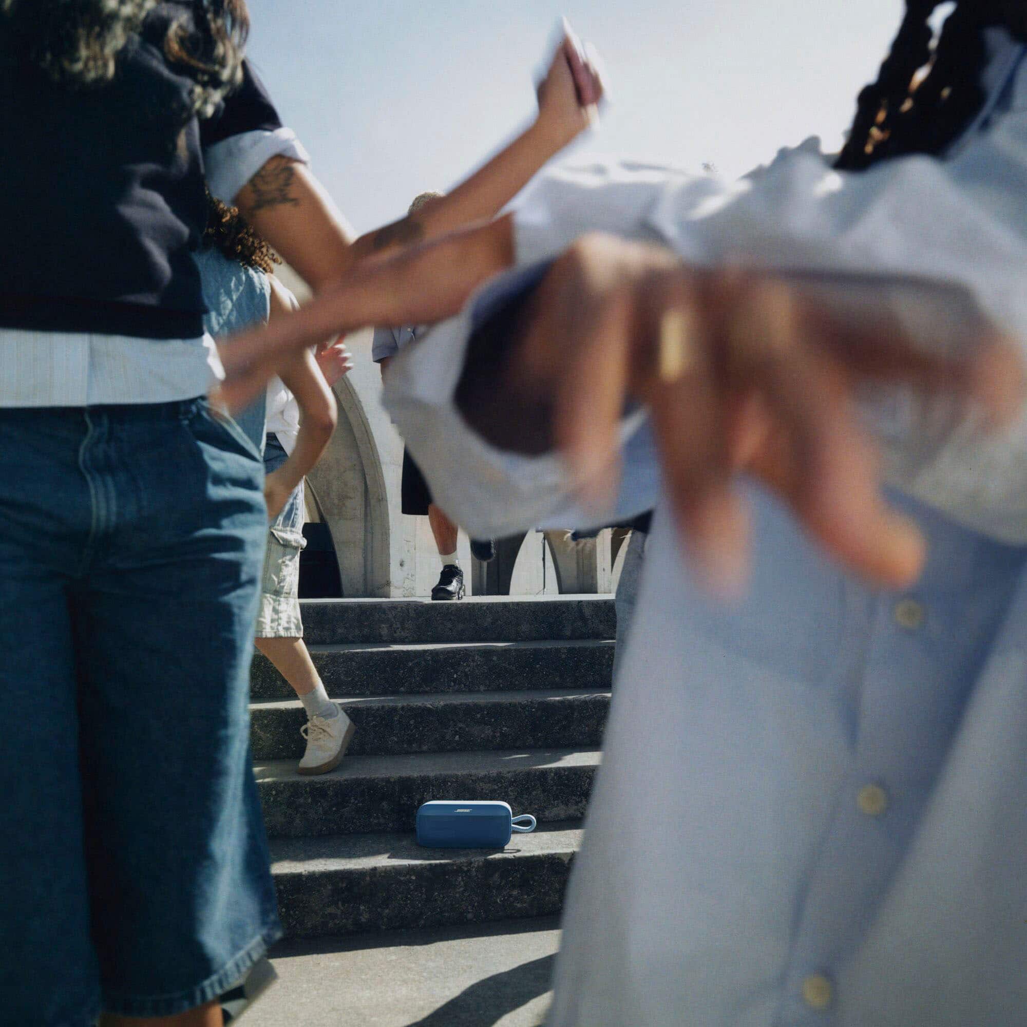 Alt View 6. Bose - SoundLink Plus Portable Bluetooth Speaker - Blue Dusk.