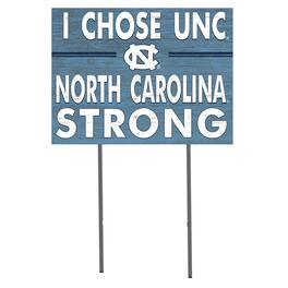 Jardine - North Carolina Tar Heels 18'' x 24'' I Chose Lawn Sign - Light Blue