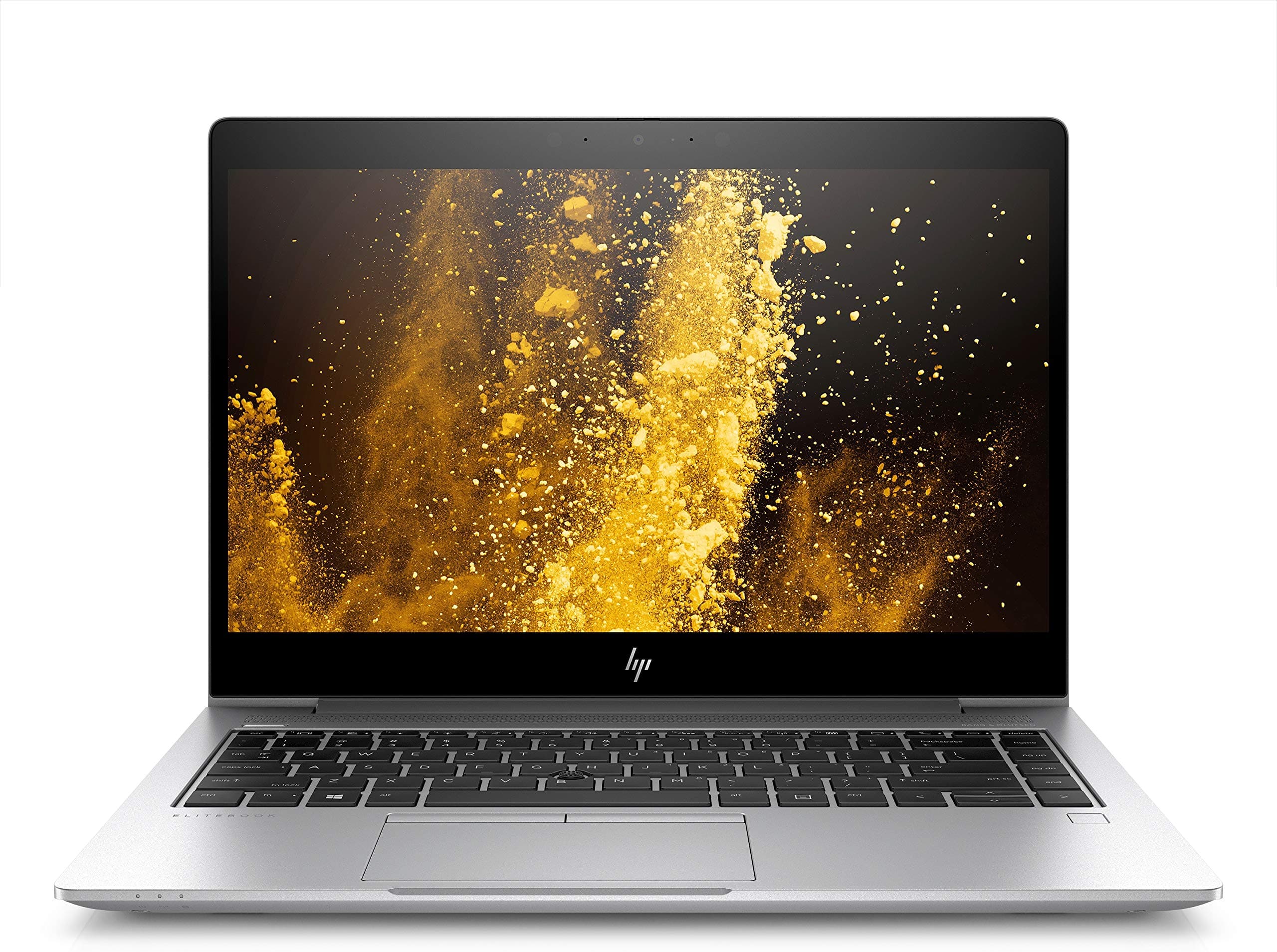 Front. HP - HP EliteBook 840 G6 14" Notebook - 60 Hz - Intel Core i5 - 16 GB - 512 GB SSD - Windows 11 Pro - Silver.