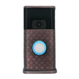Michael Healy - Scales Video Doorbell Cover (Ring 2nd Gen) - Oiled Bronze