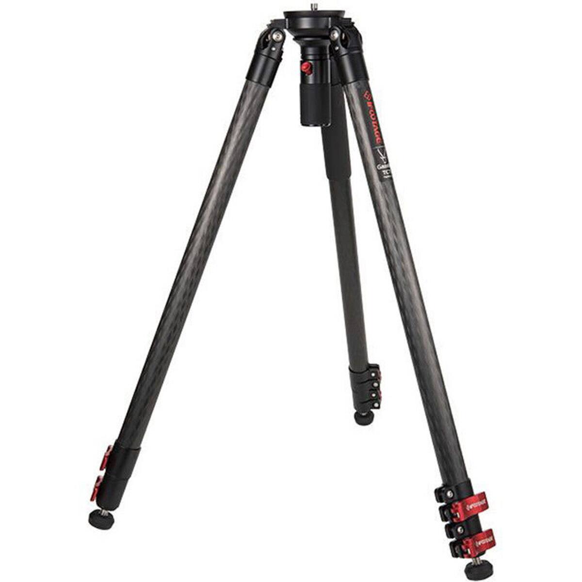 Front. iFootage - iFootage Gazelle Fastbowl TC7 3-Section Carbon Fiber Tripod, 61" Max Height.