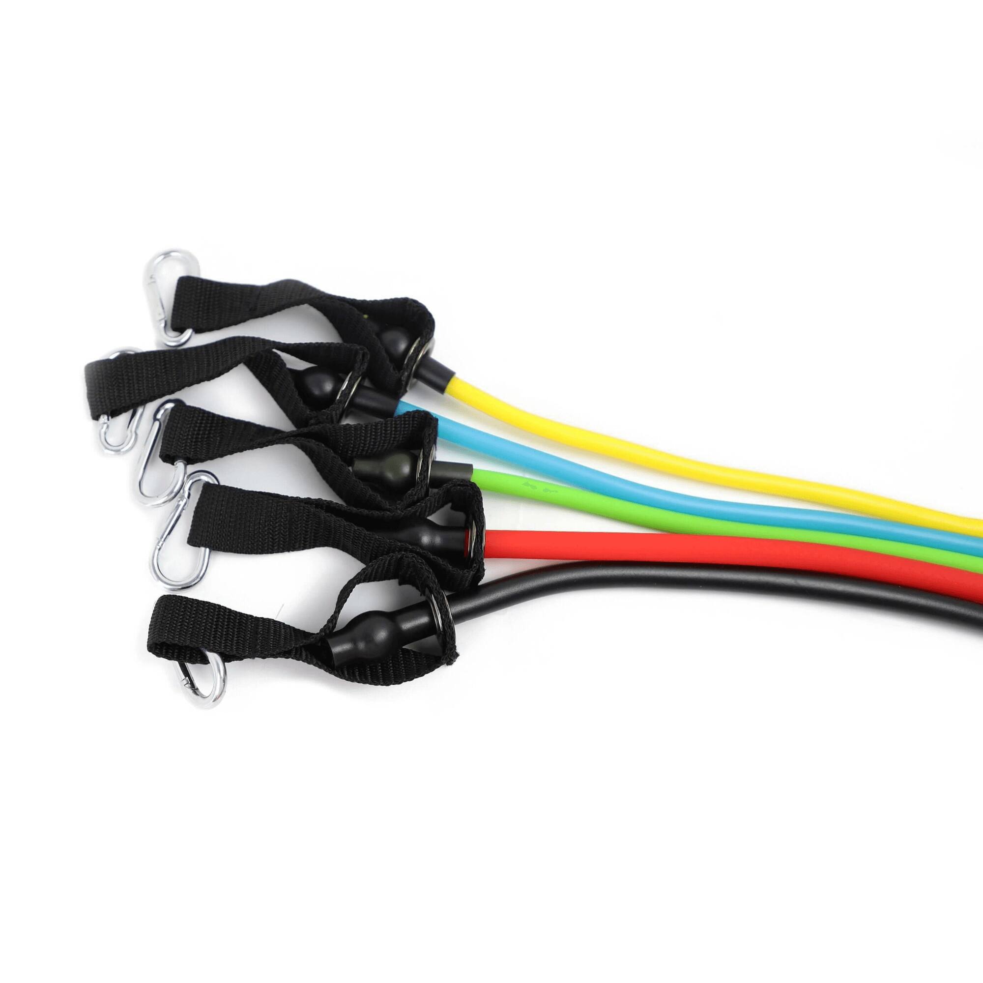 Alt View 2. Maji Sports - Full Body Workout - Max Resistance Tube Kit - Multicolor.