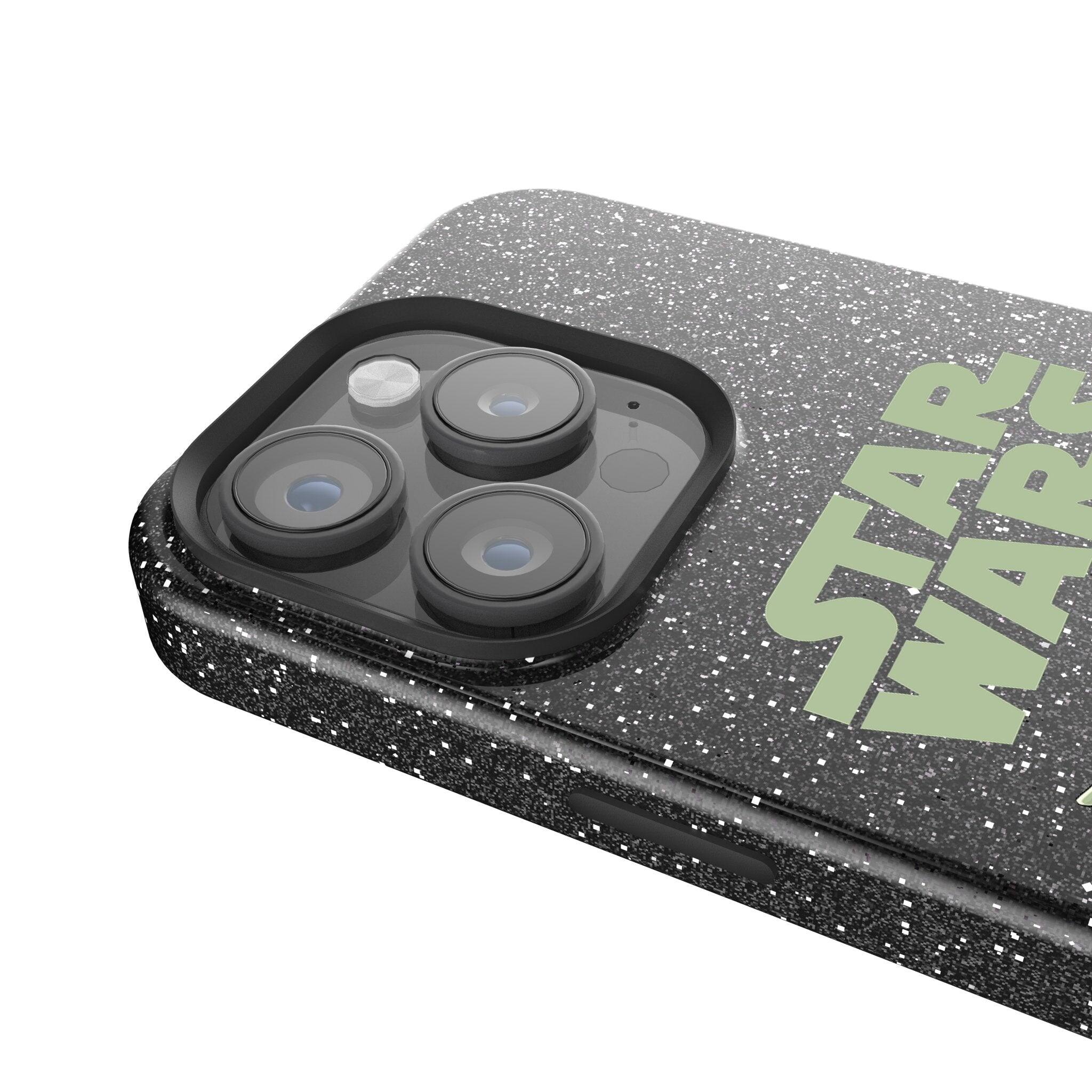 Back. Keyscaper - Star Wars: The Mandalorian Color Block Black Bling Phone Case - Apple iPhone 16 Pro Max - Grogu.