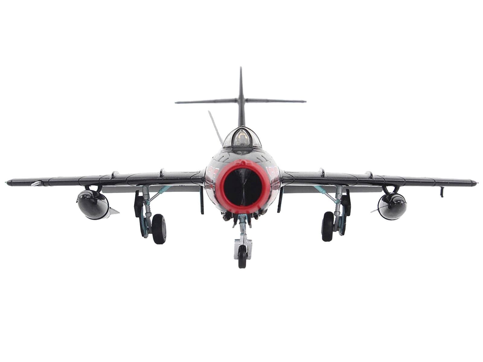 Left. Hobby Master - Mikoyan-Gurevich MiG-15Bis Fighter Aircraft "Experimental Combat Air Museum Kansas" "Air Power Series" 1/72 - Black.