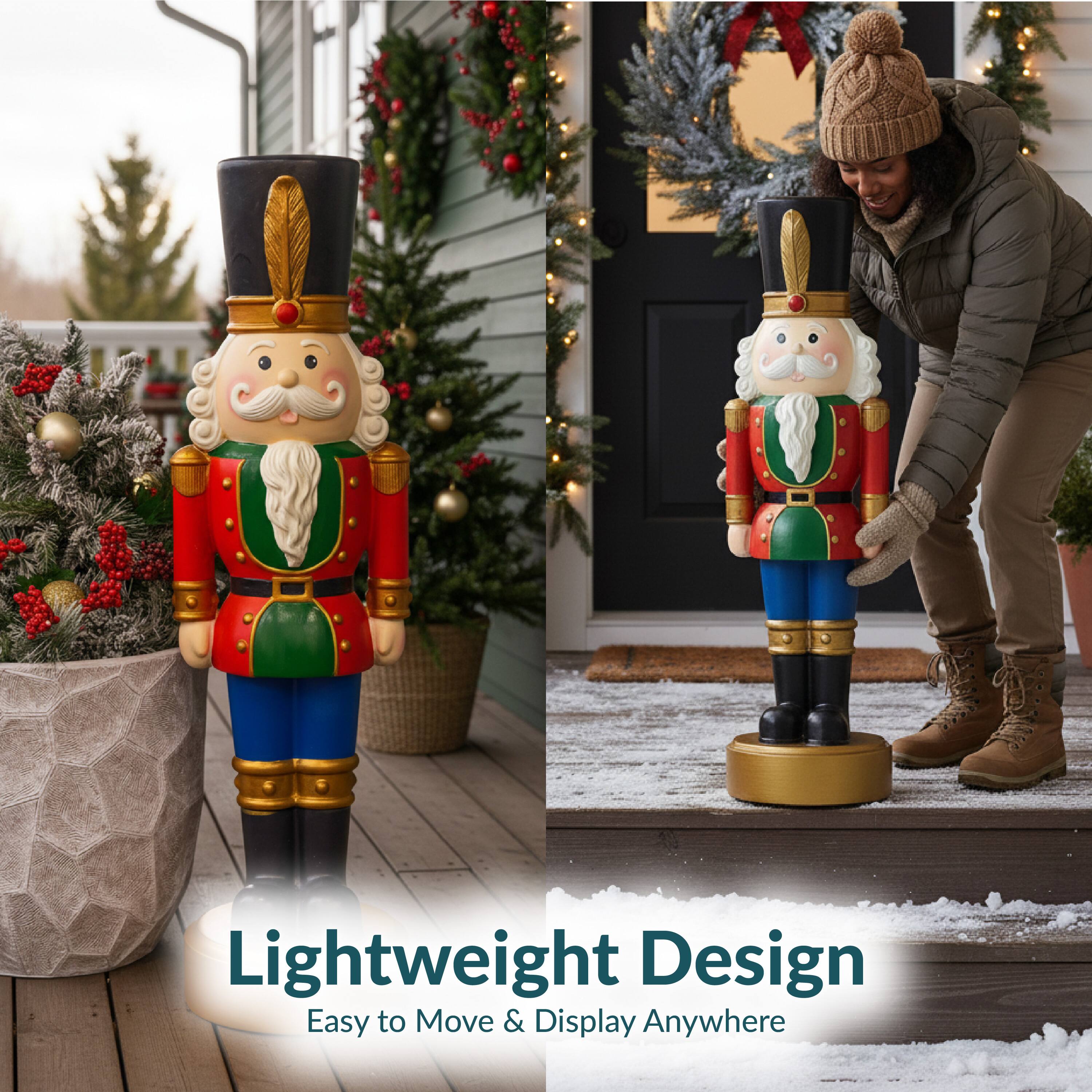 Lightweight Design  
Easy to Move & Display Anywhere