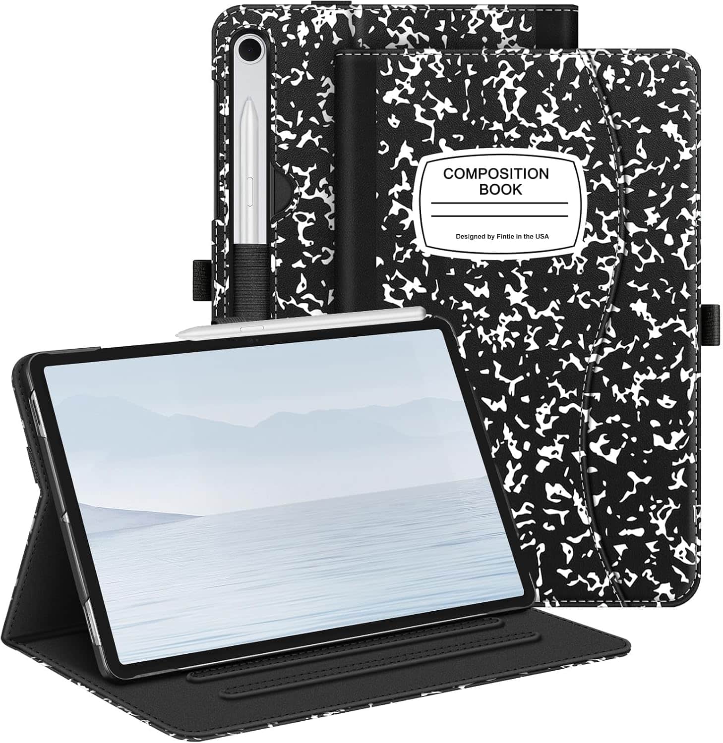 Fintie - Multi-Angle Case for Samsung Galaxy Tab S10 Lite/ Tab S10 FE/ Tab S9 FE/ Tab S9, With Front Card Pocket, Auto Wake/Sleep - Composition Book price history on PriceWatchPro