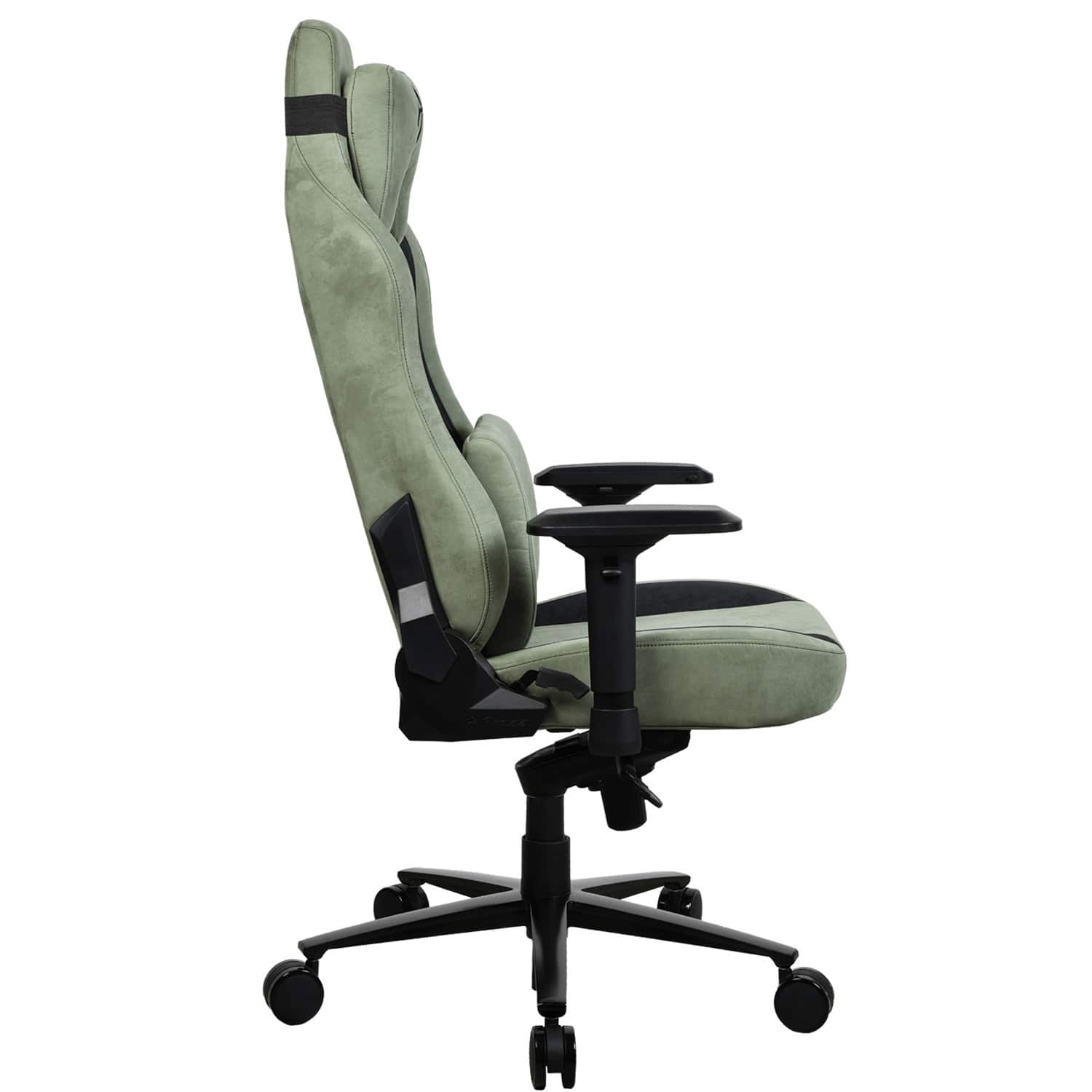 Alt View 15. Arozzi - Vernazza Series Top-Tier Premium Supersoft Upholstery Fabric Gaming Chair - Forest.