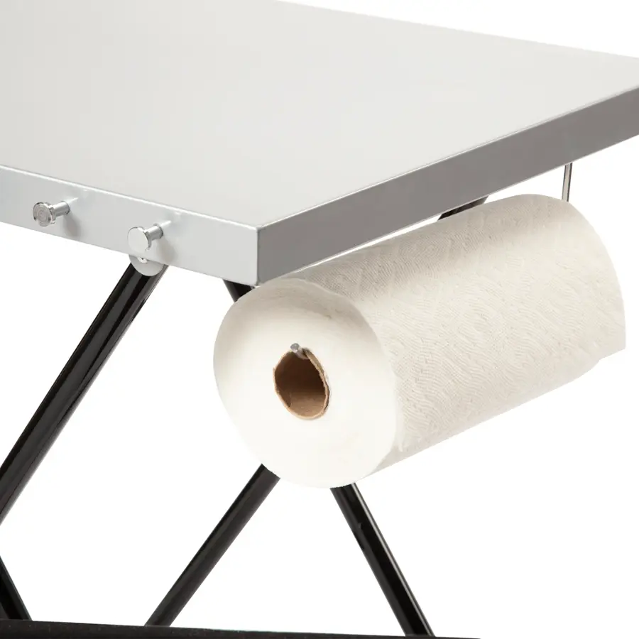 Alt View 17. Cuisinart - Fold 'n Go Prep Table & Grill Stand - Silver.