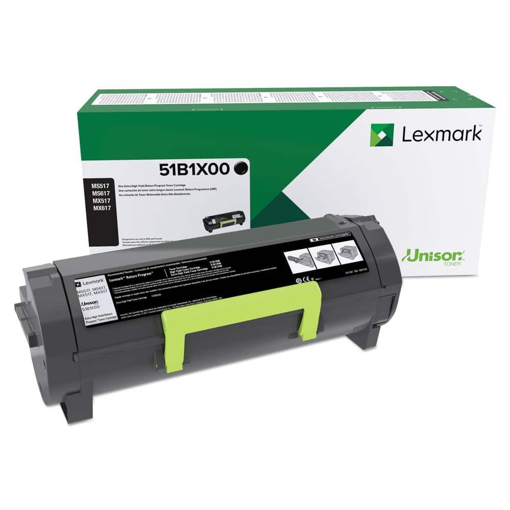 Lexmark - 51B1X00 Unison 20,000 Page-Yield Extra High-Yield Toner - Black price history on PriceWatchPro