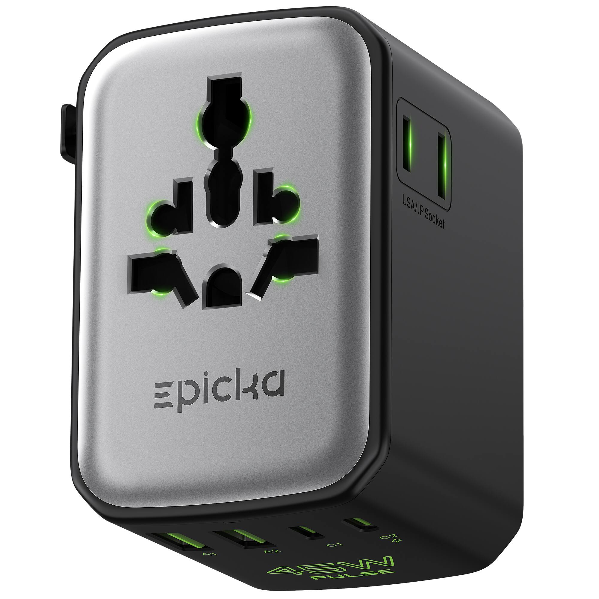 USAI 9 Socket  
Epicka  
C 2 ~ es PA 45M PULSE  
USA/JP Socket