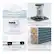 Rinse-Clean Filter Durable and reusable – just remove and hose it clean.
Revolutionary Quiet Compressor Runs up to 10dB quieter than traditional models.
Leak-Proof Drain Dual-seal port prevents leaks for worry-free continuous drainage.
360° Swivel Wheels Smooth-rolling wheels glide and turn with ease.
Auto-Defrost Coils Pure copper coils x2, twice the thermal conductivity for rapid defrost and reliable durability.