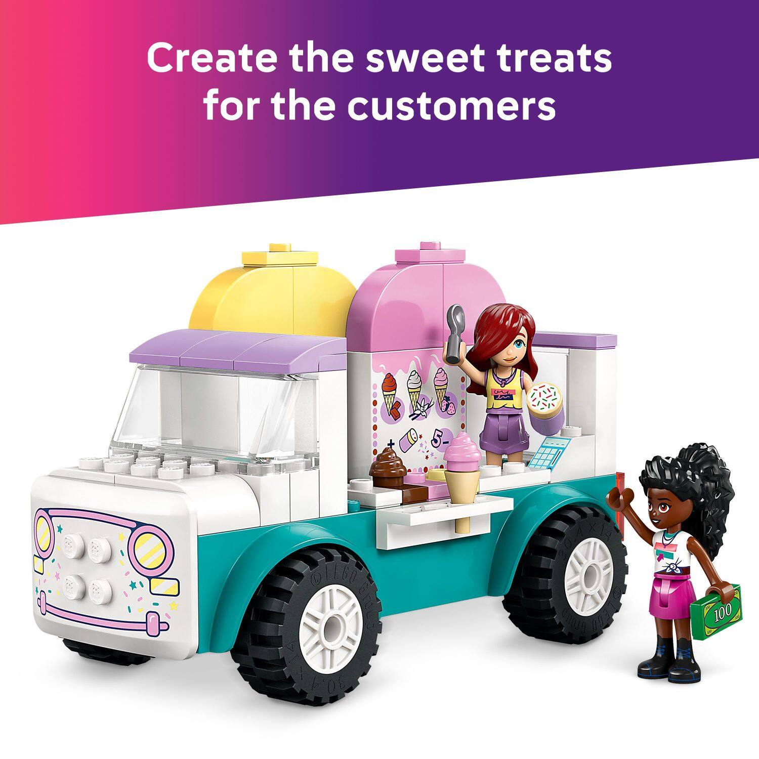 Create the sweet treats for the customers.