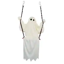 Funworld - 48 Inch Ghost on a Swing - White