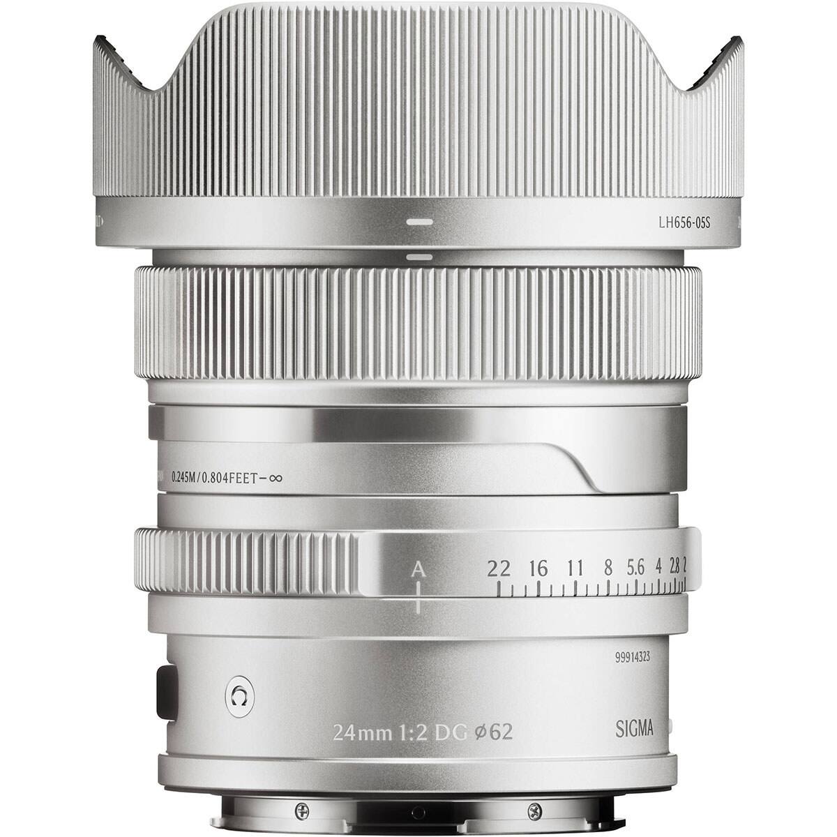 LH656-05S  
0.245M/0.804FEET-∞  
A  
22 16 11 8 5.6 4 2.8  
280  
99914325  
24mm 1:2 DG 62  
SIGMA