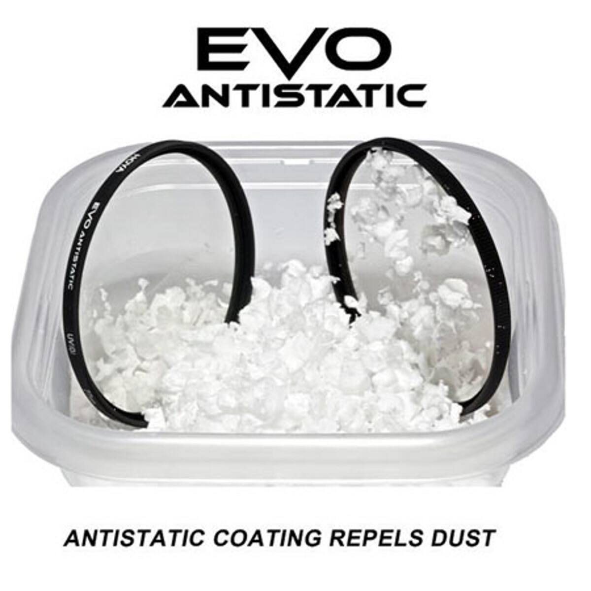 EVO ANTISTATIC  
ANTISTATIC COATING REPELS DUST