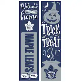 Evergreen Enterprises - Toronto Maple Leafs 47" Double Sided Halloween Leaner Fan Sign - Multicolor
