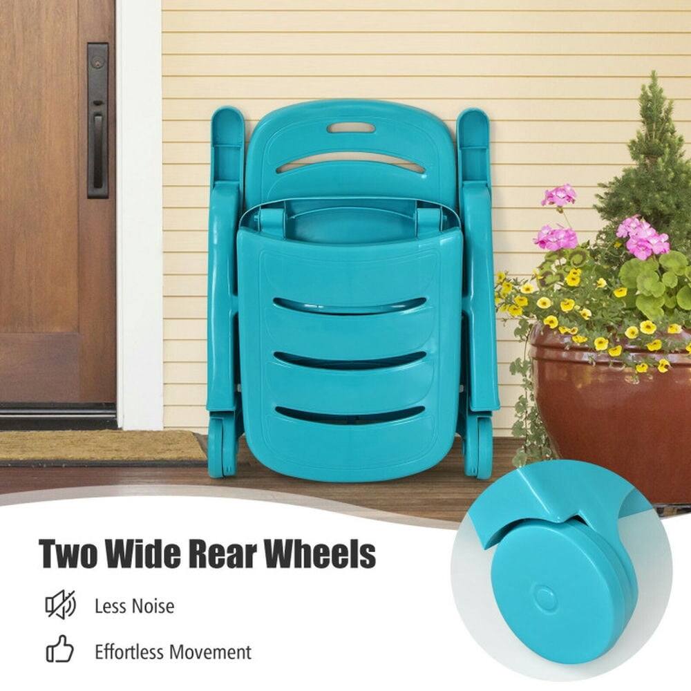 Two Wide Rear Wheels  
Less Noise  
Effortless Movement