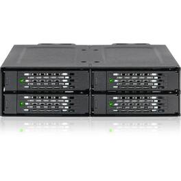 Icy Dock - ToughArmor MB699VP-B V3 Drive Enclosure for 5.25" PCI Express NVMe 4.0, U.2, U.3 - SFF-8612 OCuLink Host Interface Inter