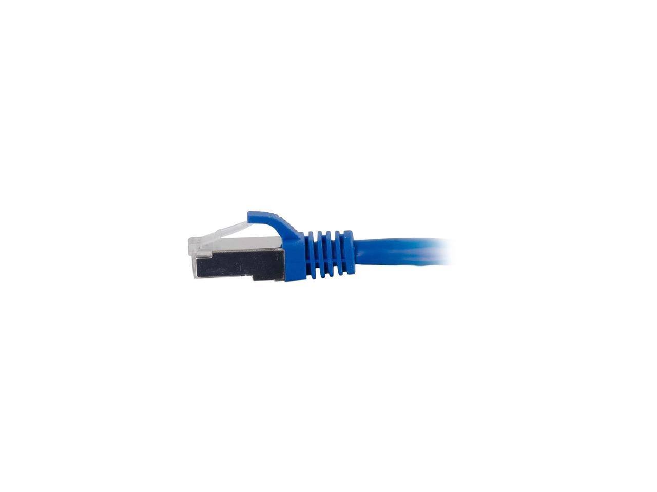 Alt View 2. Cables to Go - C2G 00679 Cat6a Cable - Snagless Shielded Ethernet Network Patch Cable, Blue (8 Feet, 2.43 Meters).