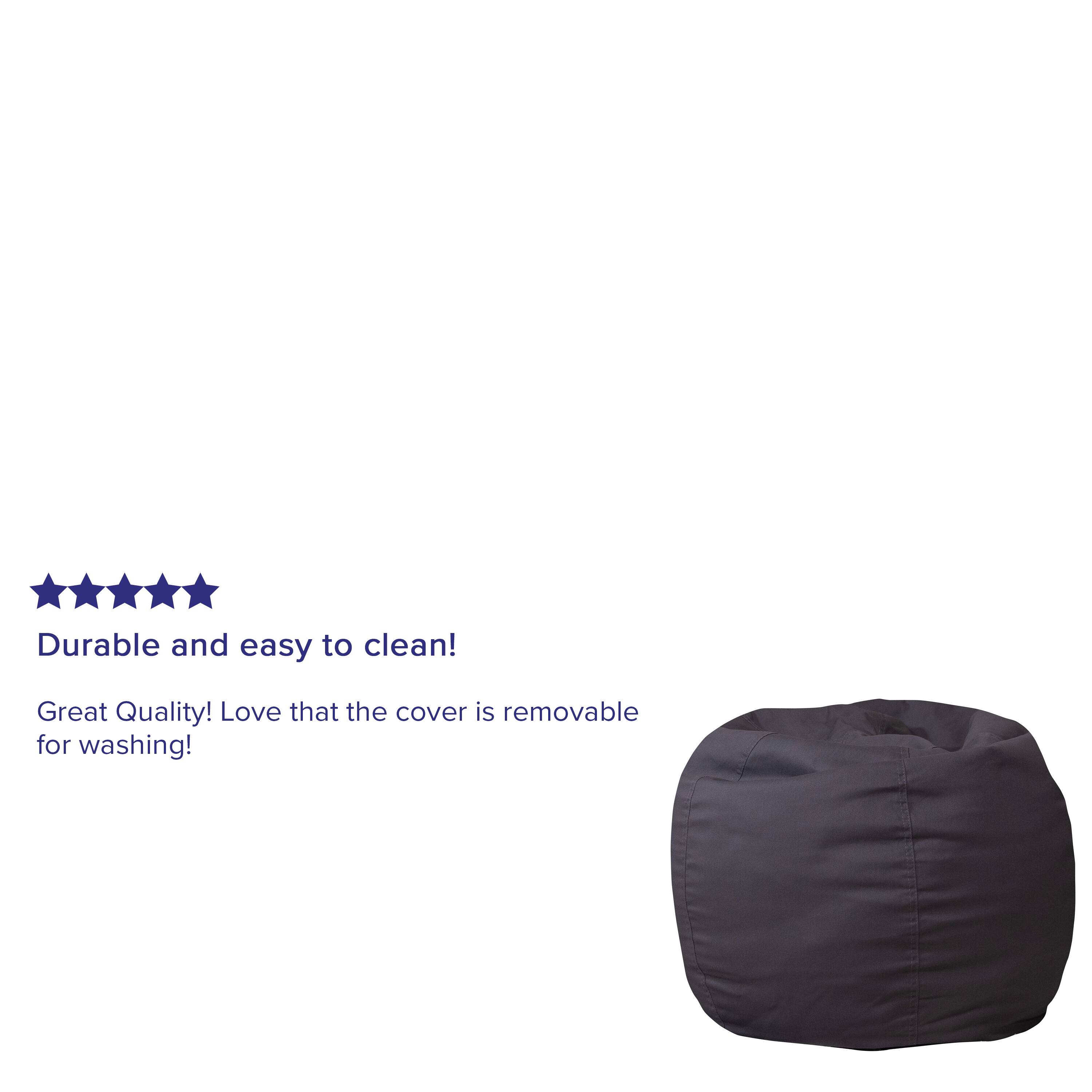 Durable and easy to clean!  
Great Quality! Love that the cover is removable for washing!