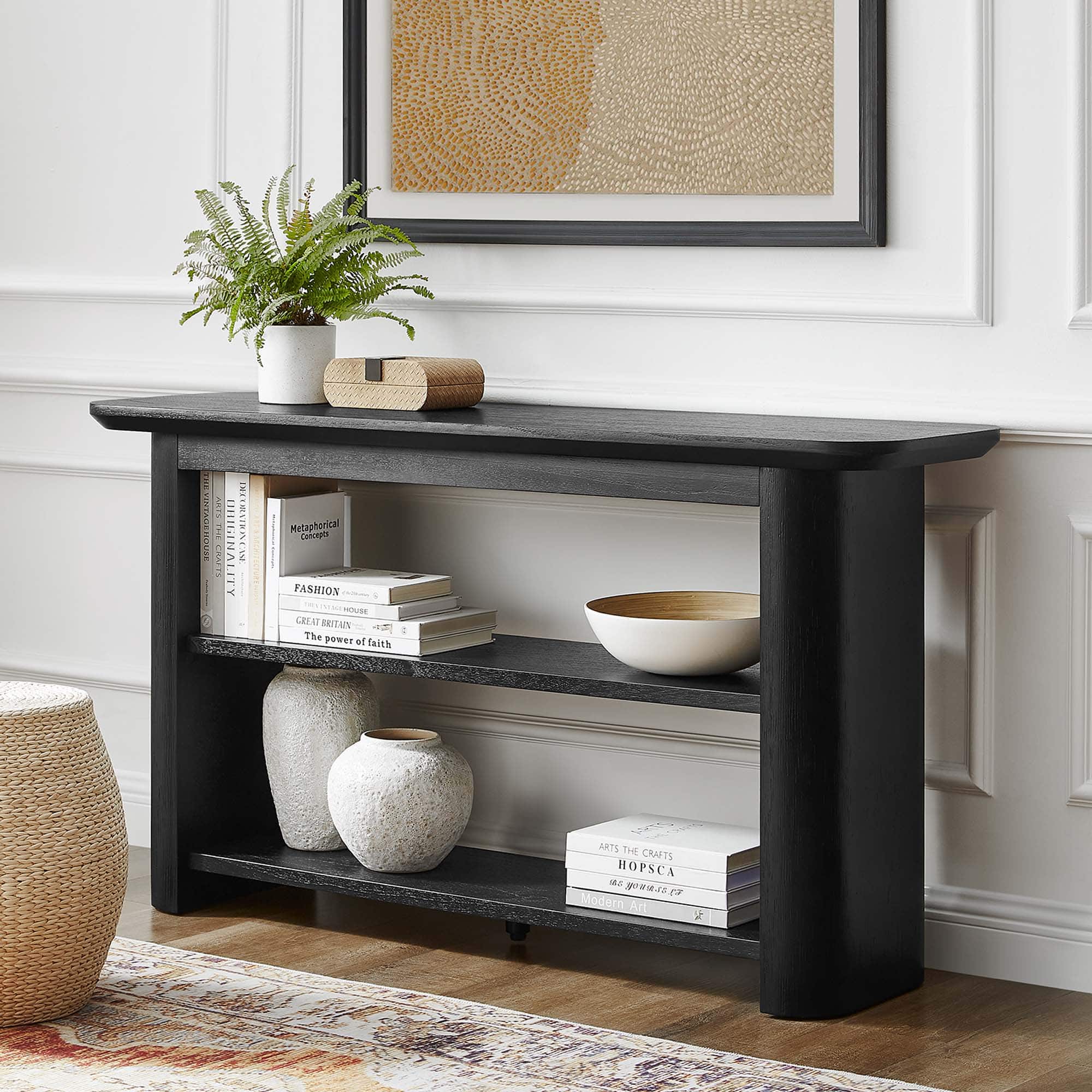 Calix 57" Console Table by Modway - Black