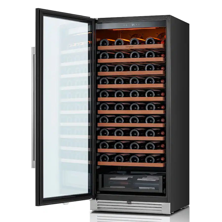 Ca'Lefort 24 inch Wine Cooler Refrigerator,90 Bottle Freestanding/Built ...