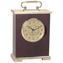 Jardine - Auburn Tigers Carriage Clock - Gold