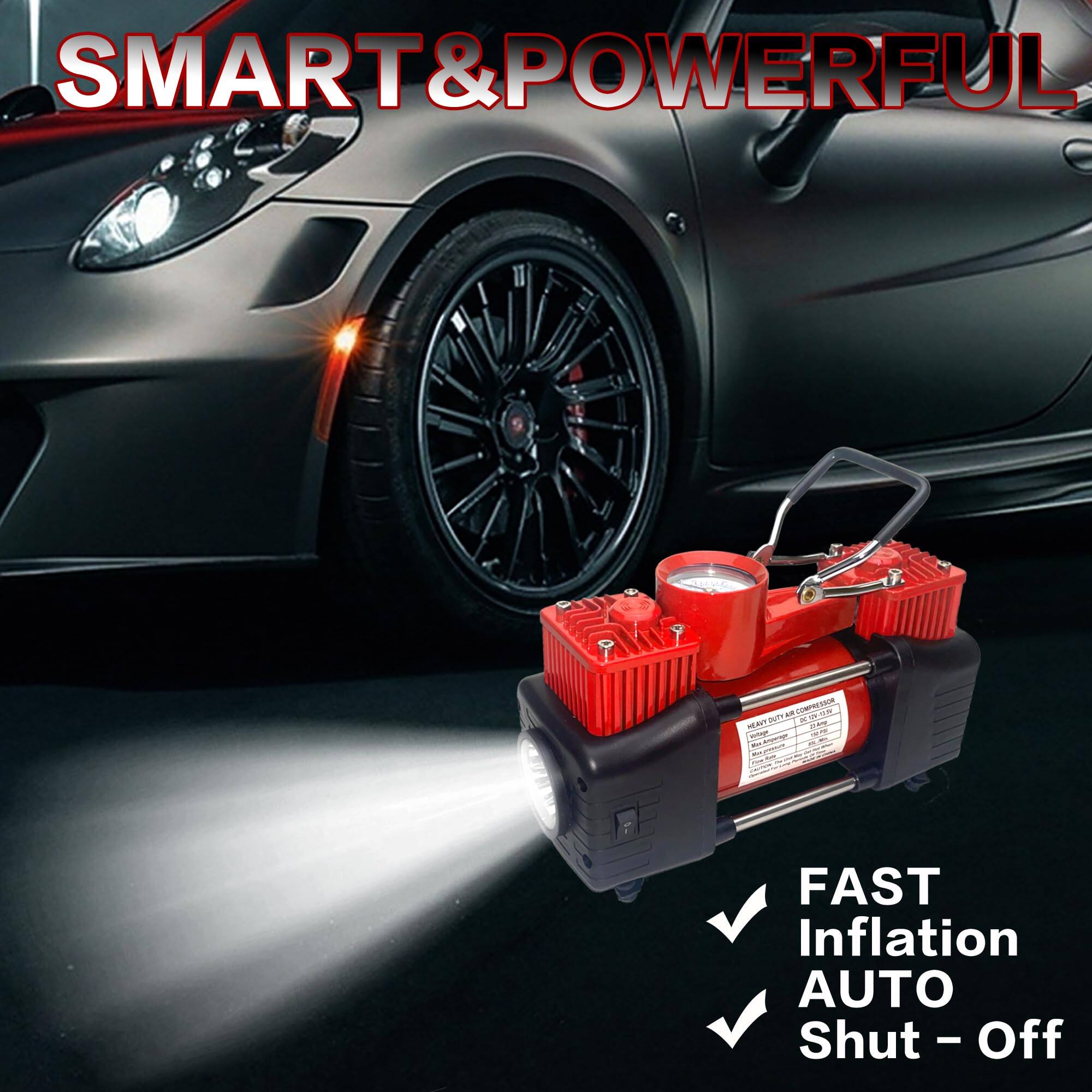 SMART & POWERFUL

FAST Inflation AUTO Shut-Off
