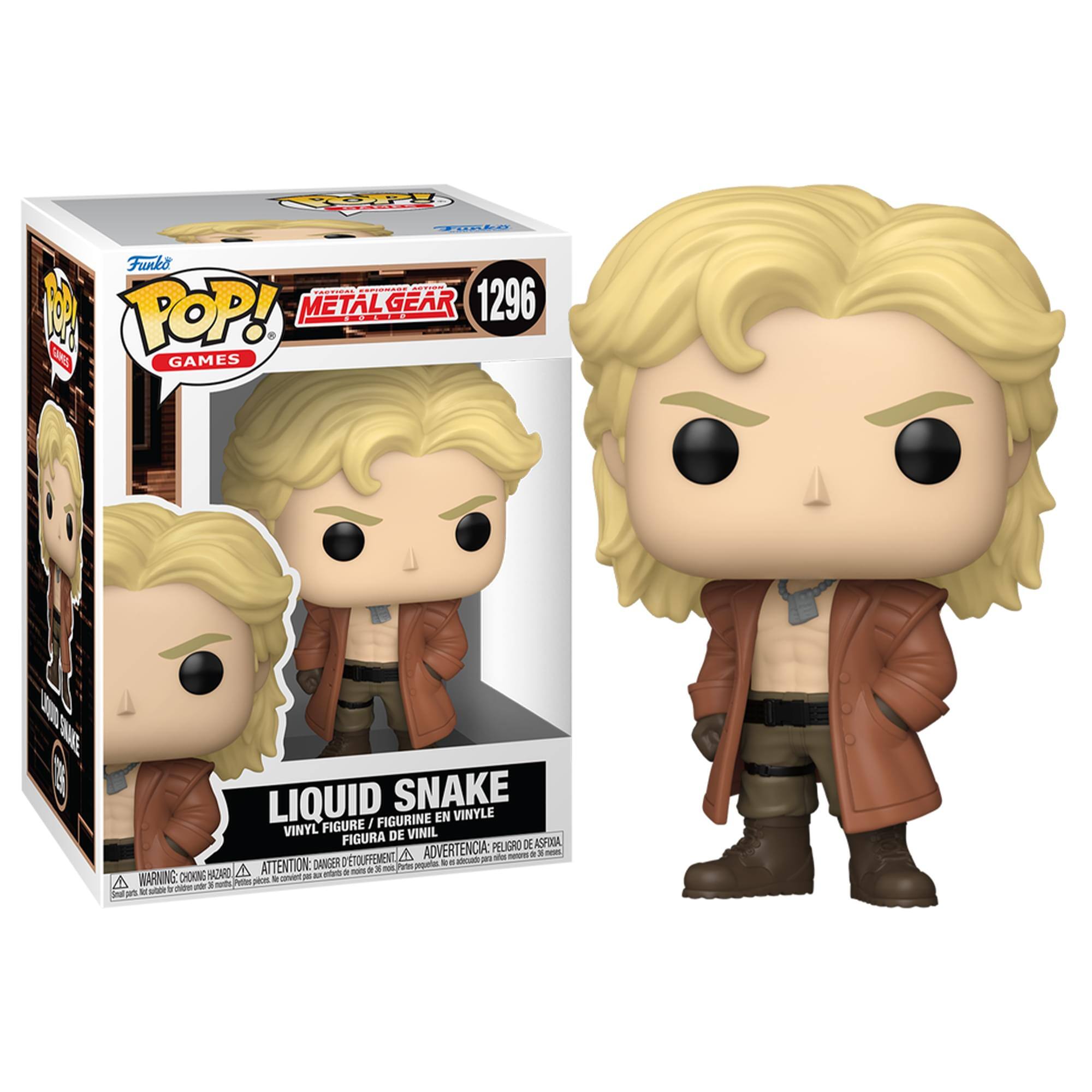Metal Gear Solid Funko POP Games | Liquid Snake Brown - Best Buy