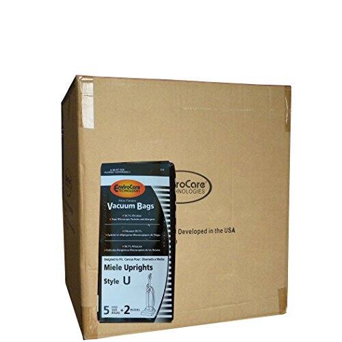 EcoCare Technologies Vacuum Bags Developed in the USA for Miele Uprights Style U 5 2