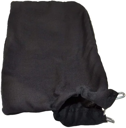 Front. HQRP - HQRP Dust Collection Bag with Wire Frame 322955M for Hitachi Metabo 10" 12" Miter Saw C10F C12 C8F series 2.5" dust port.