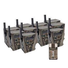 Yellowstone - Metal Box for Y2 Cellular Trail Camera (10 Pack) with Card Reader