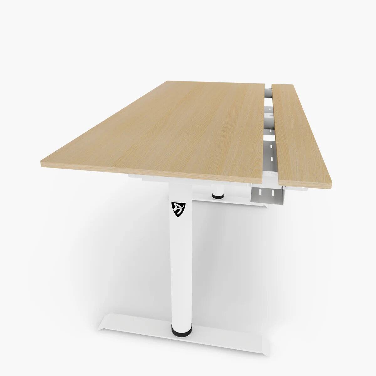 Back. Arozzi - Arena Nordico Electric Standing Desk - Birch - Birch.